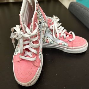 Girls Vans high top shoes Dogicorns